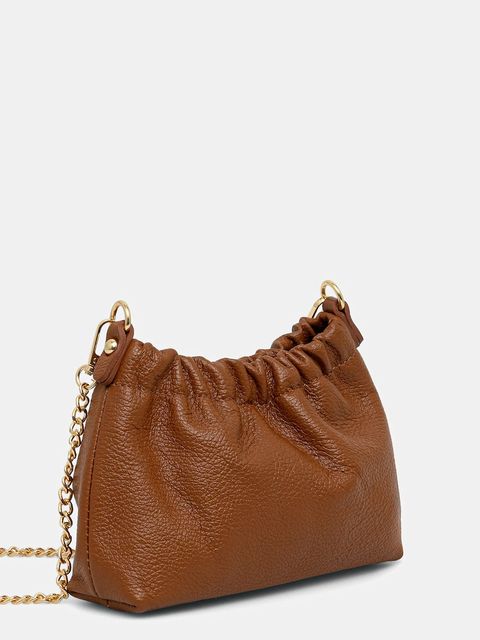 Answear.LAB kopertówka skórzana kolor brązowy - zdjęcie produktu nr 2