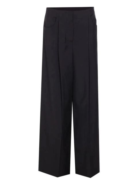 FENDI pleated-front trousers - Black - zdjęcie produktu nr 1