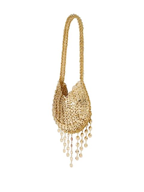 Rabanne 1969 Nano embellished shoulder bag - Gold