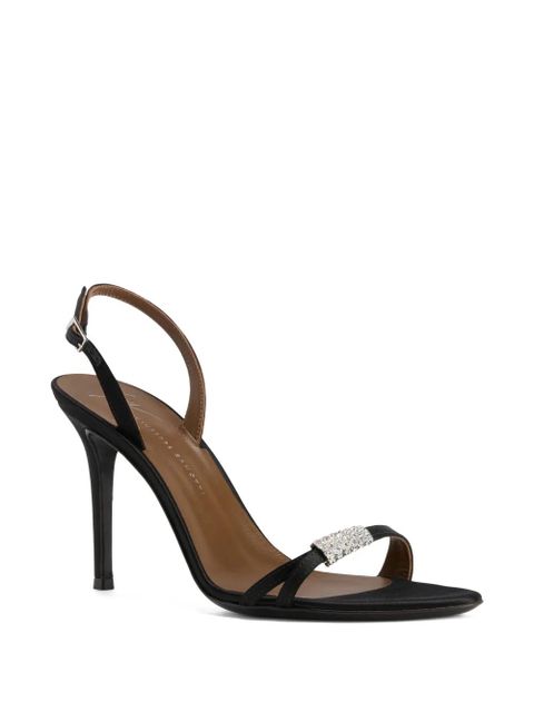 Giuseppe Zanotti Lena rhinestone-embellishment sandals - Black - zdjęcie produktu nr 2