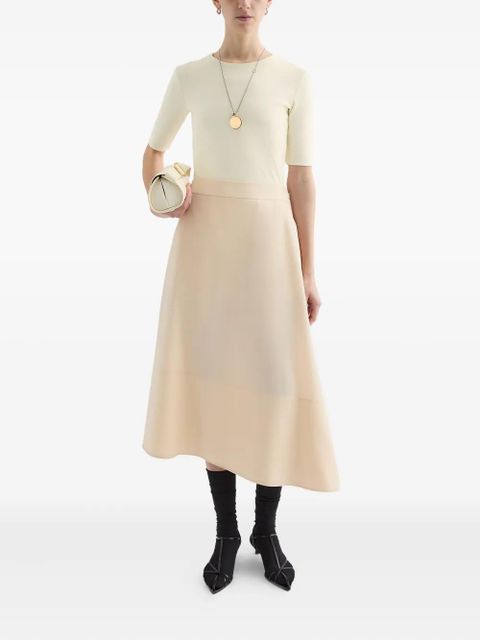Jil Sander wool asymmetric skirt - Neutrals - zdjęcie produktu nr 2