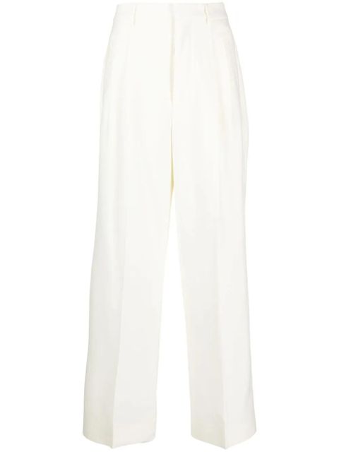 AMI Paris high-waisted flared trousers - 185 IVORY - zdjęcie produktu nr 1