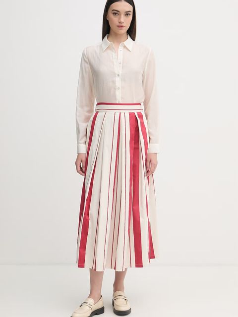 United Colors of Benetton spódnica bawełniana z elastanem - zdjęcie produktu nr 1