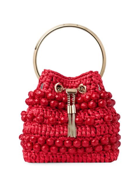 Jimmy Choo Bon Bon bucket bag - Red - zdjęcie produktu nr 1