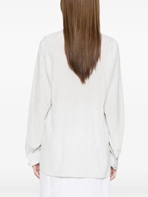 The Row Fiora striped shirt - White