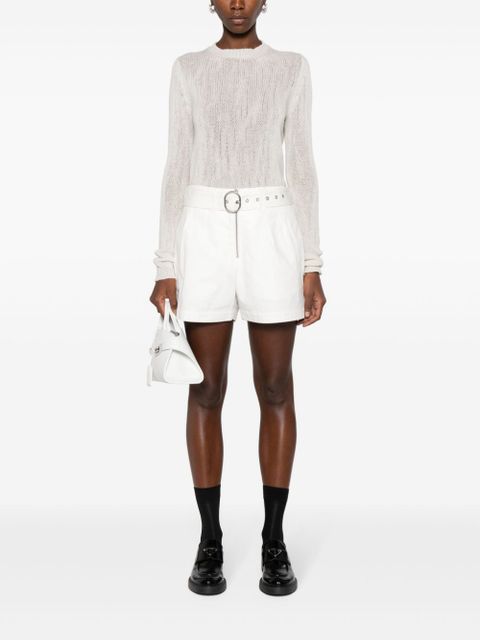 Prada crew-neck cashmere jumper - White - zdjęcie produktu nr 2