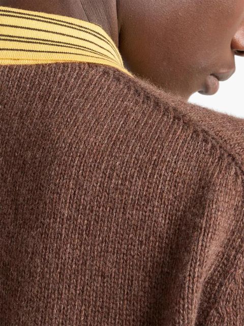 Prada cashmere cardigan - Brown