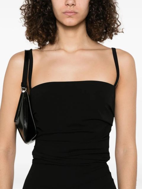 Dolce & Gabbana draped midi dress - Black