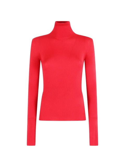 Sportmax Niagara long-sleeve roll-neck top - Red - zdjęcie produktu nr 1