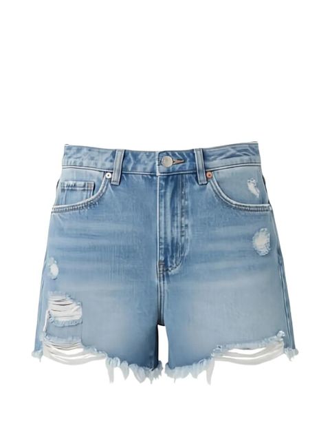 Eleh distressed frayed shorts - Blue - zdjęcie produktu nr 1