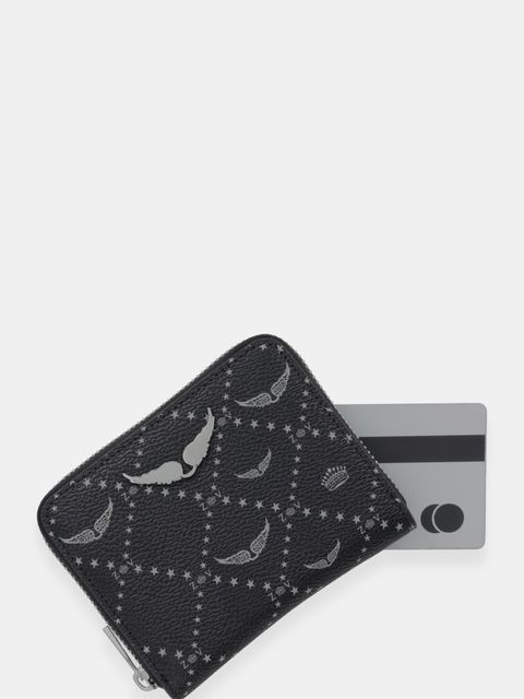 ZADIG&VOLTAIRE portfel damski kolor czarny LWSG03640