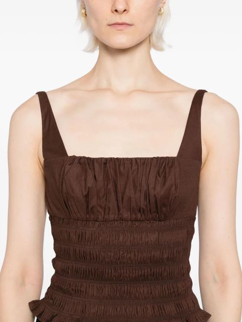 Reformation Jeanette top - Brown