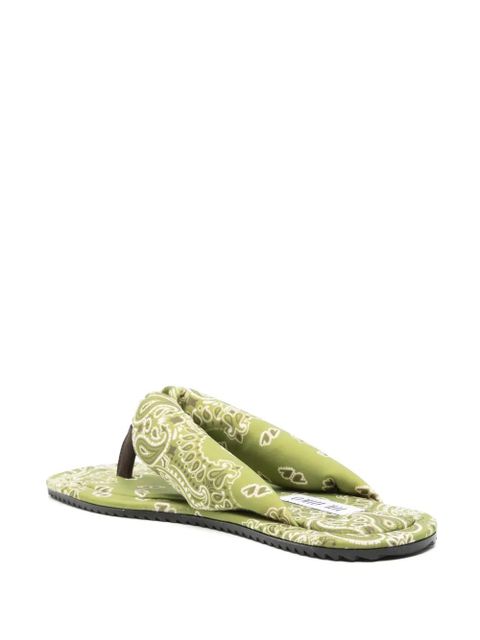The Attico Indie sandals - Green