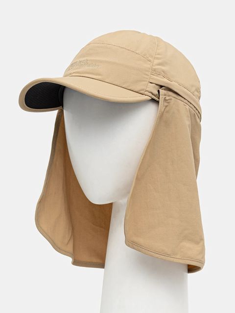 Jack Wolfskin czapka z daszkiem Canyon kolor zielony gładka A63649 - zdjęcie produktu nr 1