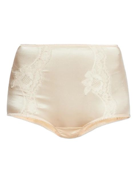 Dolce & Gabbana lace briefs - Neutrals - zdjęcie produktu nr 1