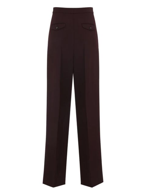 Chloé buttoned pleated trousers - Red - zdjęcie produktu nr 2
