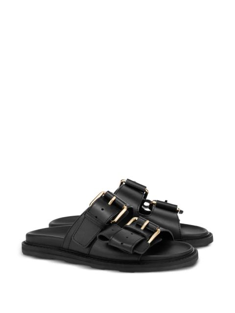 Moschino buckle-embellished sandals - Black - zdjęcie produktu nr 2