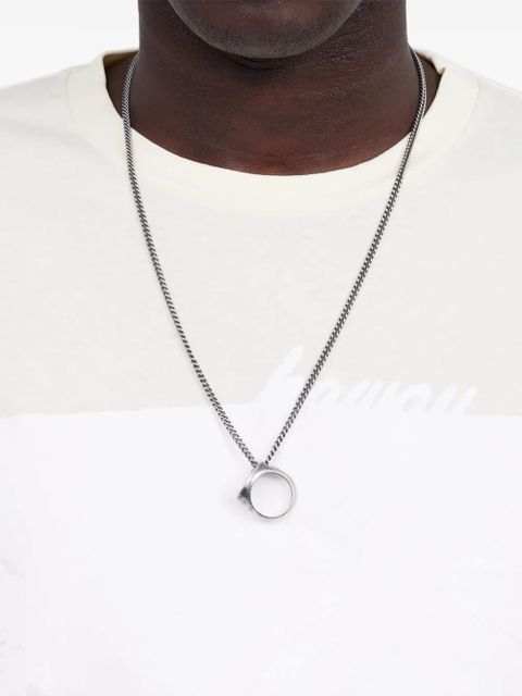 MM6 Maison Margiela Numeric ring necklace - Silver - zdjęcie produktu nr 2