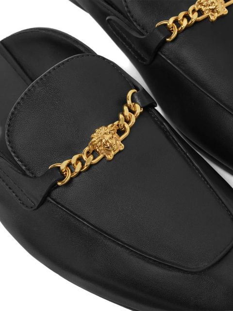 Versace Medusa leather mules - Black