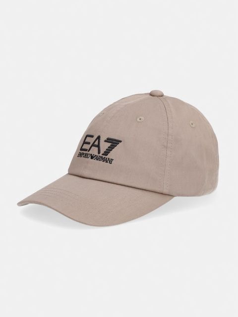EA7 Emporio Armani czapka z daszkiem bawełniana - zdjęcie produktu nr 2