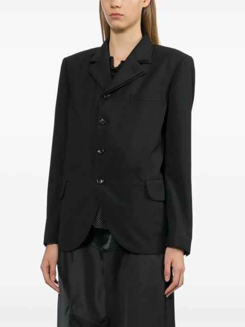 Comme Des Garçons notched-lapels blazer - Black