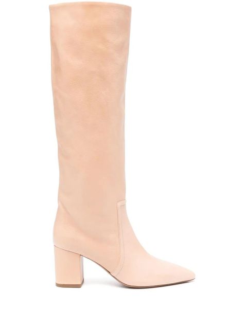Paris Texas Anja 70mm leather boots - Neutrals - zdjęcie produktu nr 1