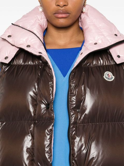Moncler Luzule vest - Brown