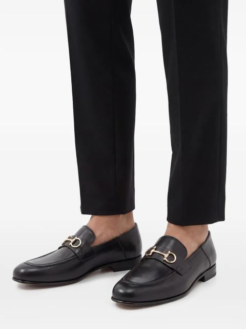Ferragamo 20mm Ottone Gancini-buckle loafers - Black