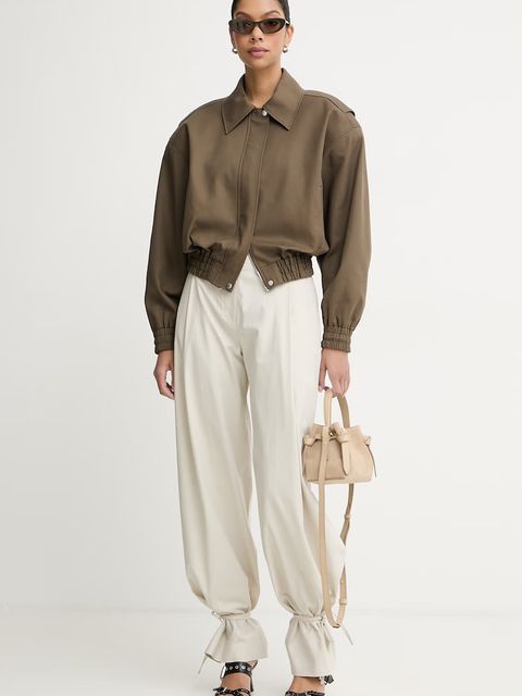 La Mania spodnie damskie z lnem JOAN - zdjęcie produktu nr 1