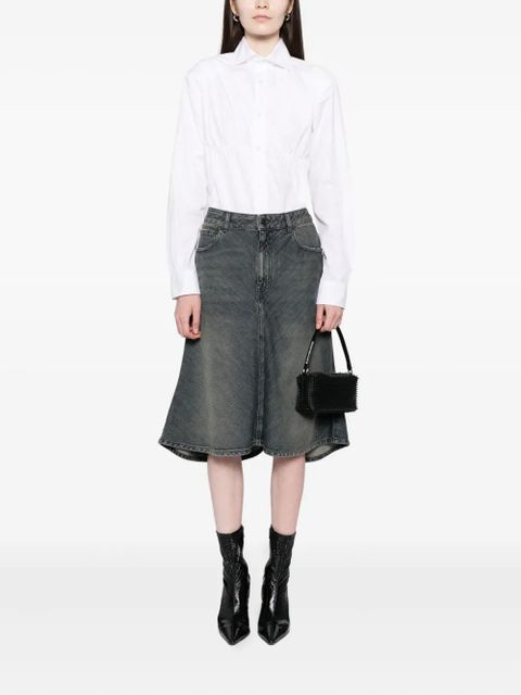 Balenciaga Godet denim skirt - Blue - zdjęcie produktu nr 2