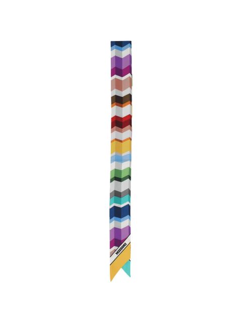 Missoni pointed-ends scarf - White - zdjęcie produktu nr 1