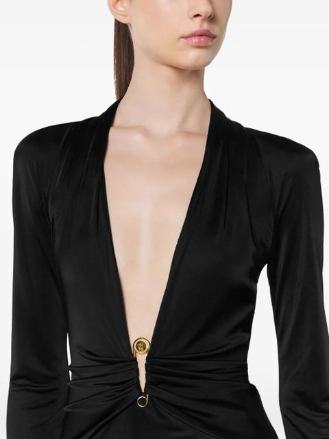 Versace Safety Pin mini dress - Black