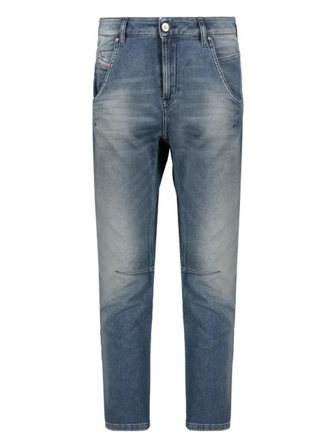 Diesel washed effect five-pocket jeans - Blue - zdjęcie produktu nr 1