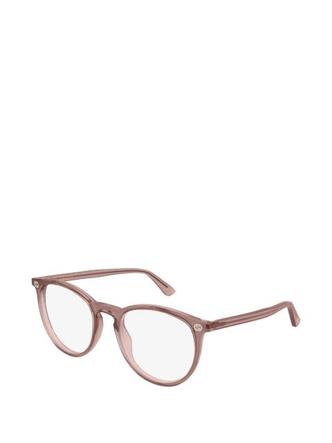 Gucci Eyewear round-frame glasses - Pink - zdjęcie produktu nr 2