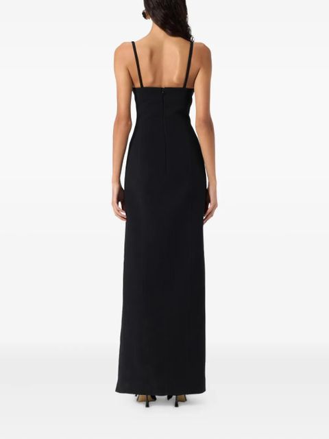 Blumarine crystal-embellished maxi dress - Black
