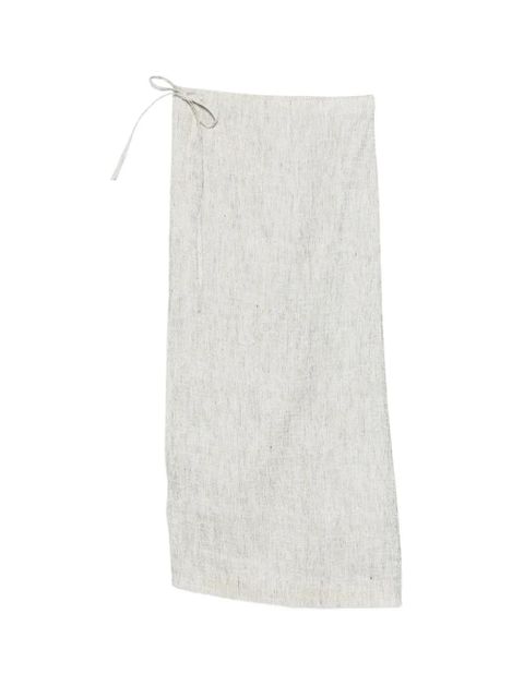 The Row tie-waist skirt - Neutrals - zdjęcie produktu nr 1