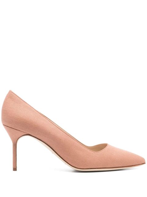 Manolo Blahnik 80mm BB pumps - Brown - zdjęcie produktu nr 1