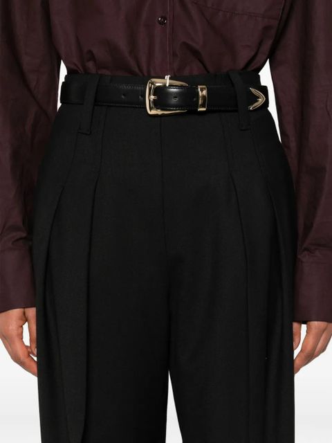 Victoria Beckham pressed-crease trousers - Black