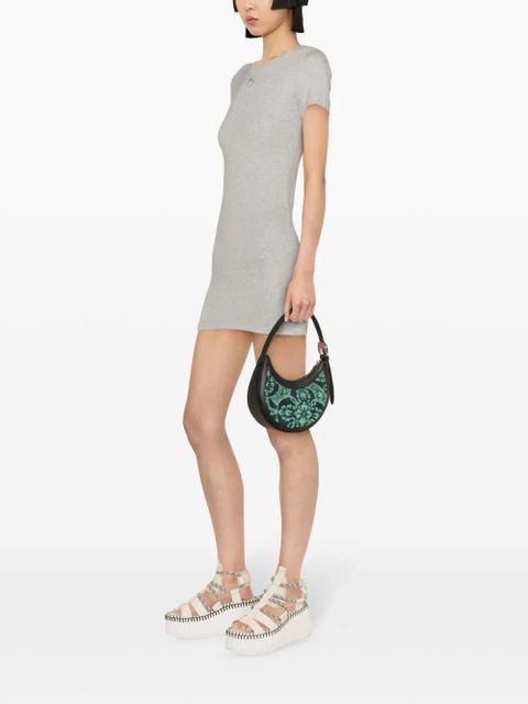 Marine Serre organic-cotton T-shirt dress - Grey