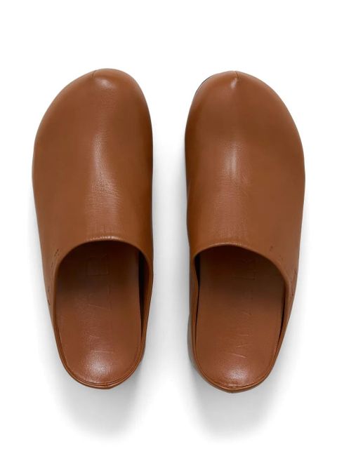 Marni platform clogs - Brown
