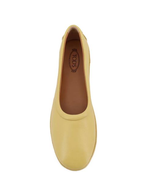 Tod's studded ballet flats - Yellow
