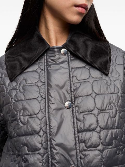 GANNI quilted jacket - Grey