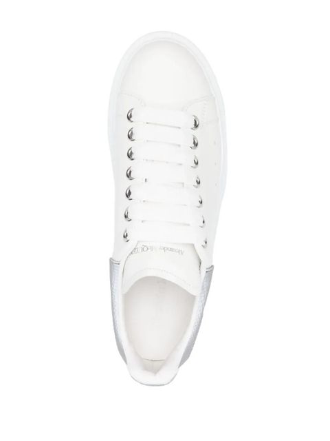 Alexander McQueen Oversized leather sneakers - White