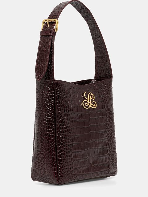 Luisa Spagnoli torebka skórzana kolor bordowy 542513 - zdjęcie produktu nr 2