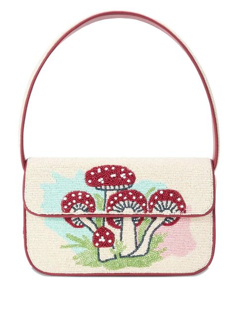 STAUD Tommy beaded mushroom tote bag - Neutrals - zdjęcie produktu nr 1
