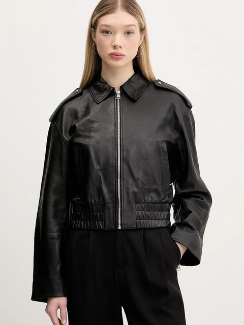 HUGO kurtka skórzana - zdjęcie produktu nr 1