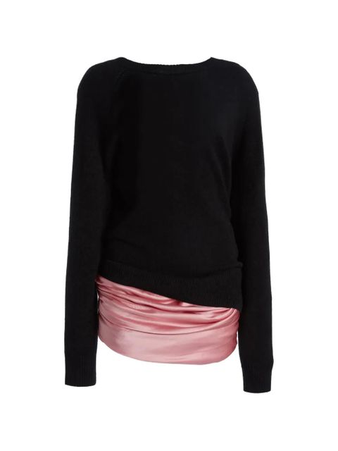 Christopher Esber Monument cummerbund silk mini dress - Black - zdjęcie produktu nr 1