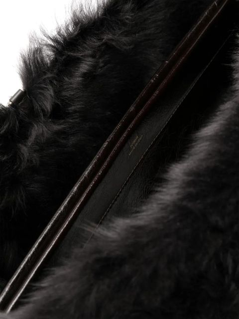 TOTEME leather shoulder bag - Brown