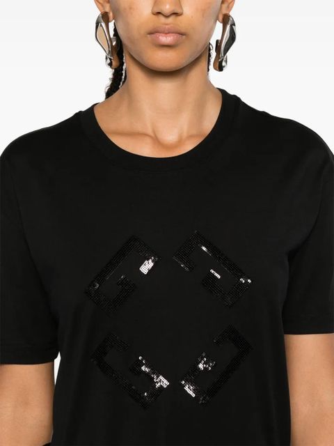 Givenchy Monogram 72 T-shirt - Black - zdjęcie produktu nr 1