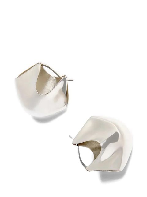 KHAITE Lotus earrings - Silver